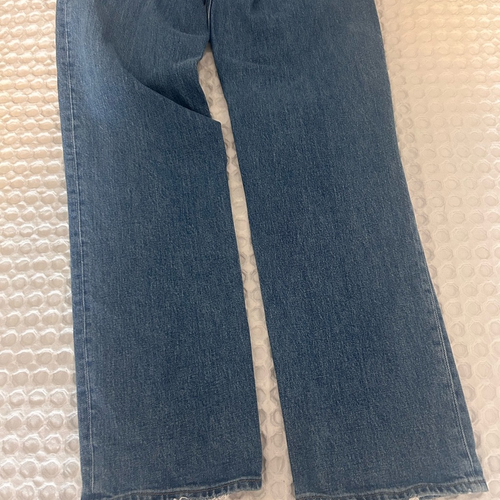 Abercrombie & Fitch Blue Straight Leg Jeans - Picture 12 of 13